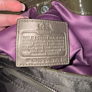 Coach grey leather Bag
